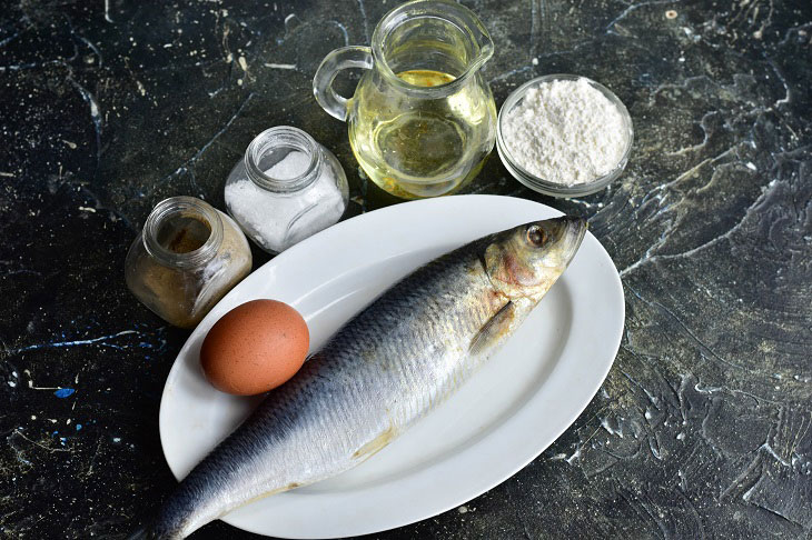 Fried herring in batter - a tasty and unusual dish