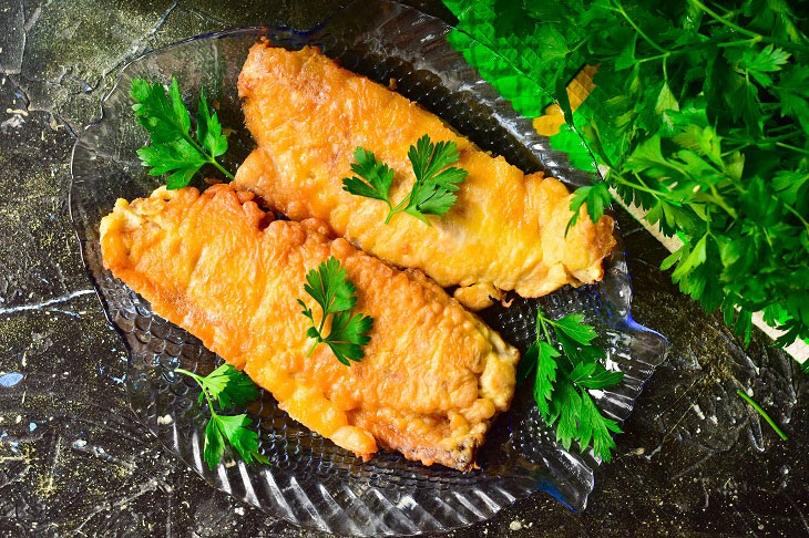 Mackerel "Goldfish" in a pan - a spectacular and tasty dish