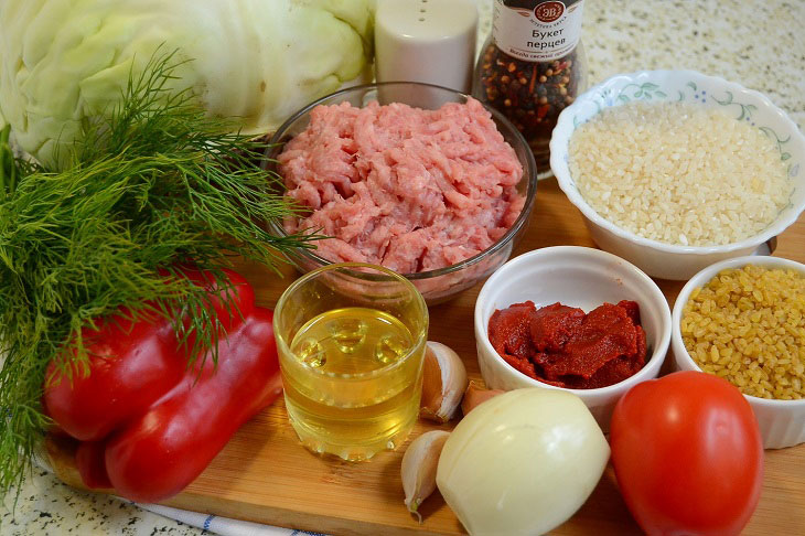 Turkish cabbage rolls - juicy, tasty and fragrant