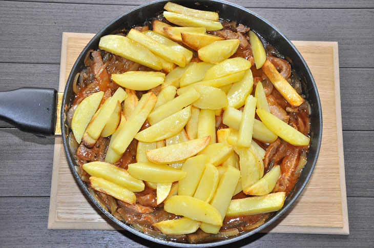 Azu in Tatar - an original and hearty dish