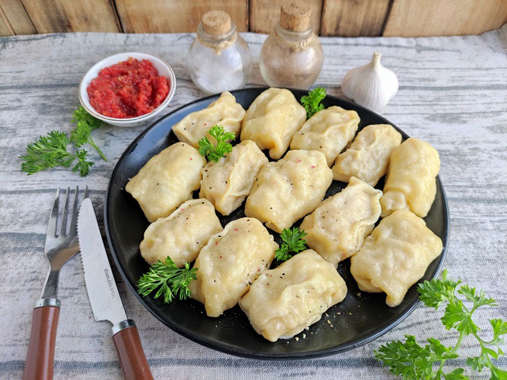 Cabbage rolls in dough - an unusual Uzbek dish