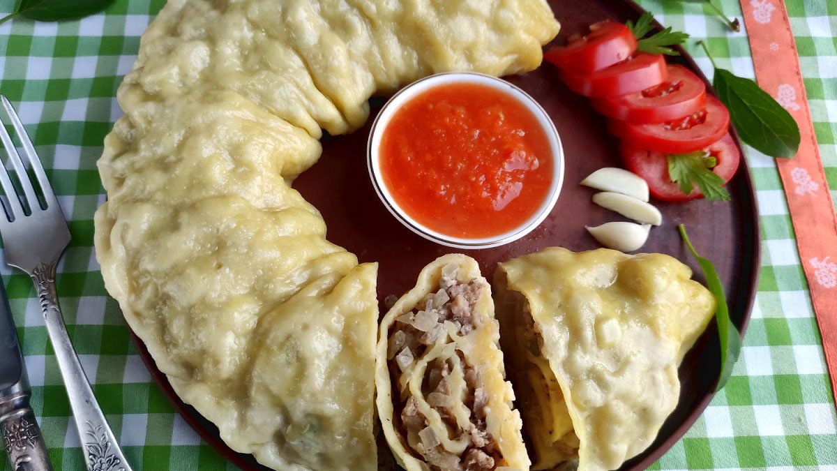Khanum with meat – a delicious Uzbek dish