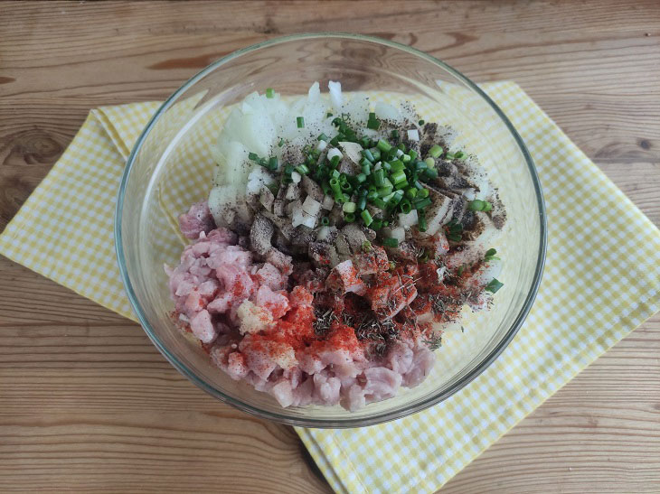 Khanum with meat - a delicious Uzbek dish