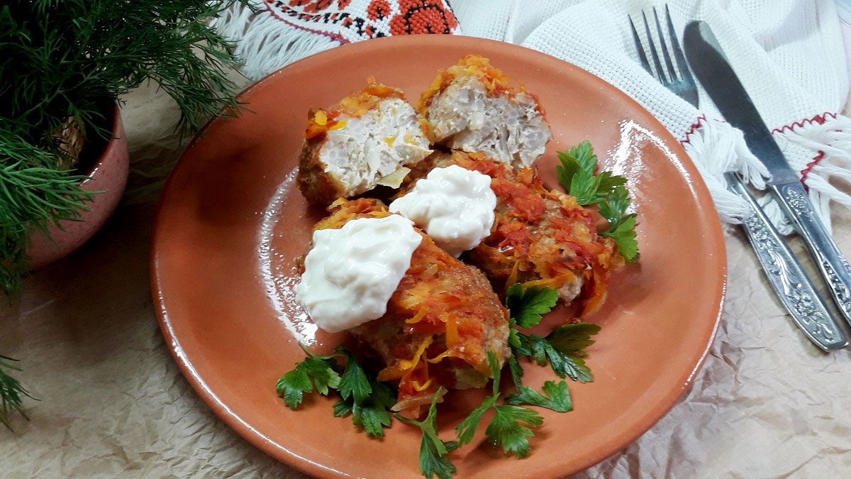 Lazy cabbage rolls with turkey – juicy and tender