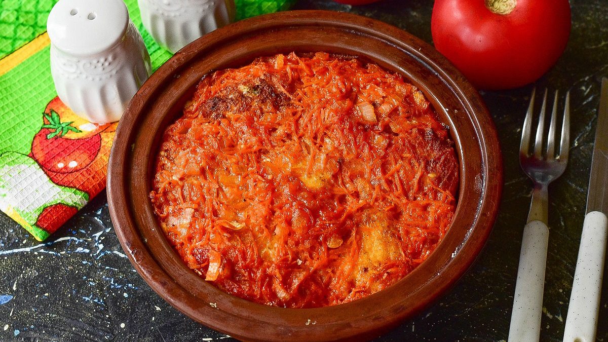 Stuffed cabbage inside out – a tasty, bright and unusual dish