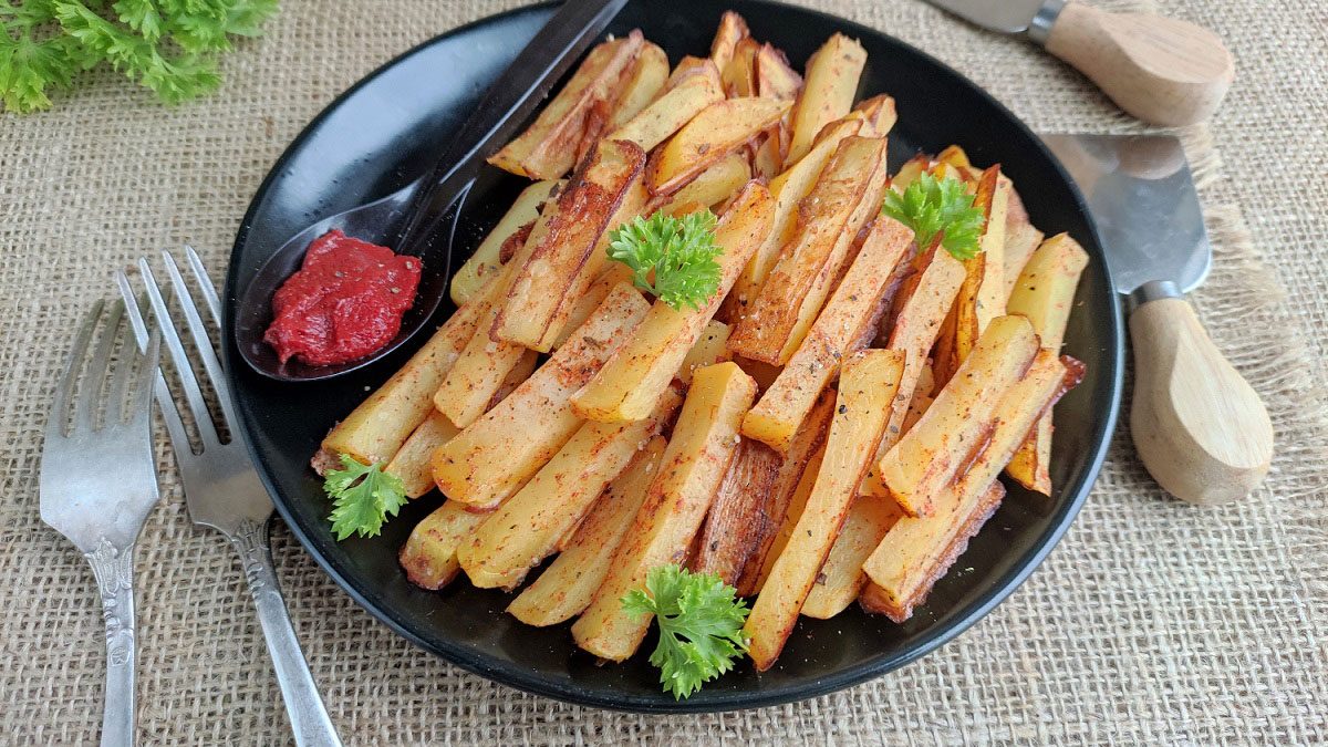 French fries without oil – a healthy recipe for your favorite dish
