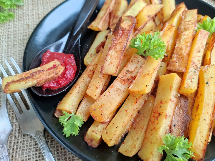 French fries without oil - a healthy recipe for your favorite dish