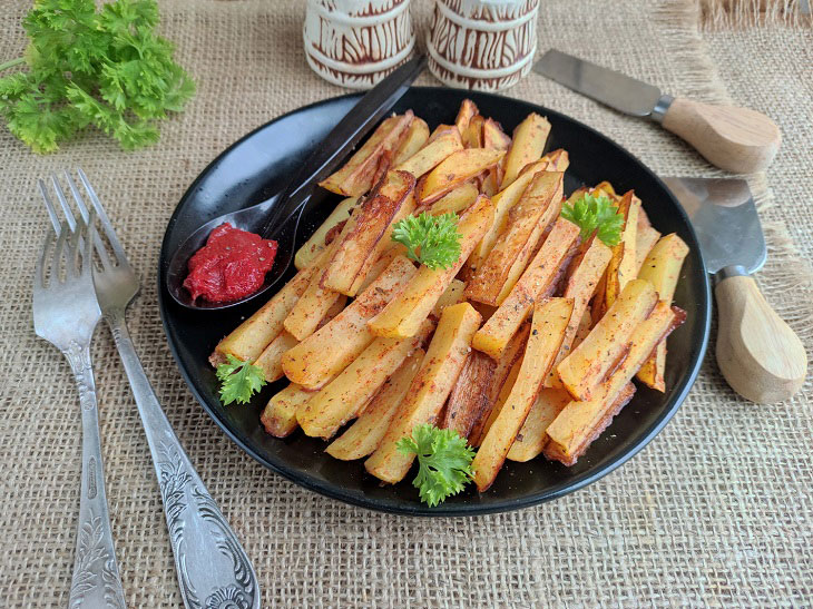 French fries without oil - a healthy recipe for your favorite dish