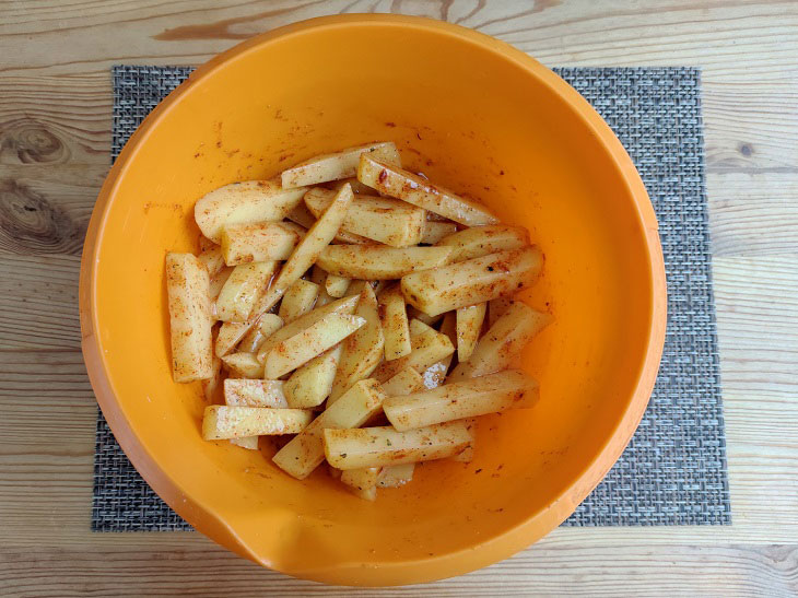 French fries without oil - a healthy recipe for your favorite dish