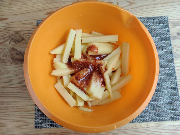 French fries without oil - a healthy recipe for your favorite dish