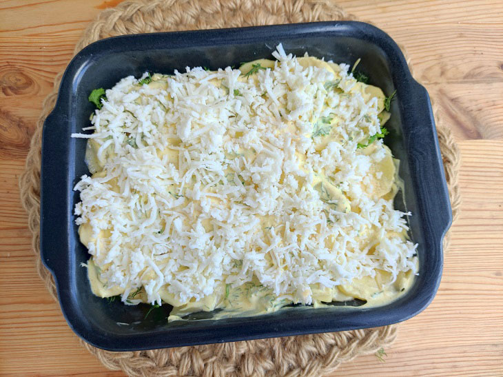 Gauranga potato casserole - an original Indian dish