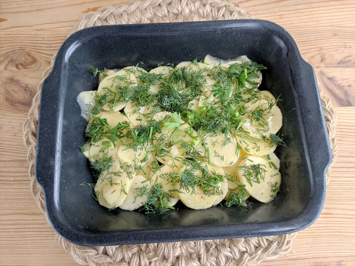 Gauranga potato casserole - an original Indian dish