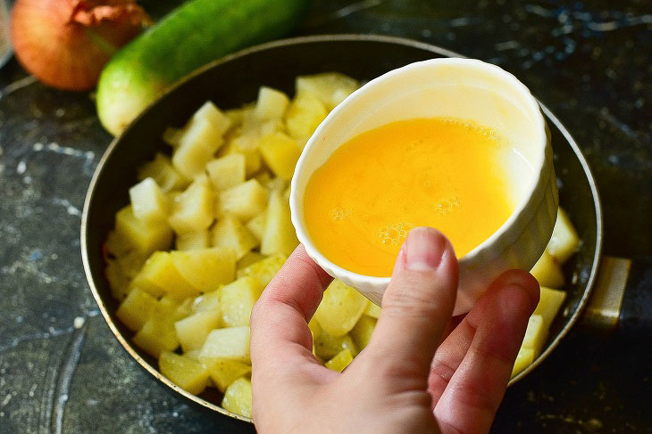 Georgian potato kaurma - an interesting vegetable dish