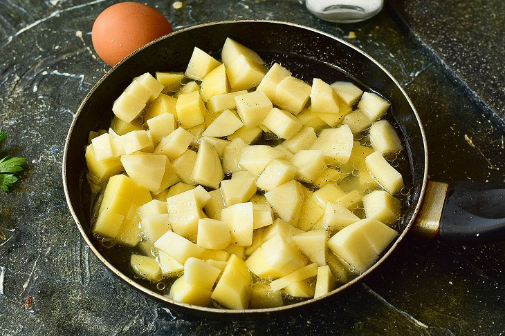 Georgian potato kaurma - an interesting vegetable dish