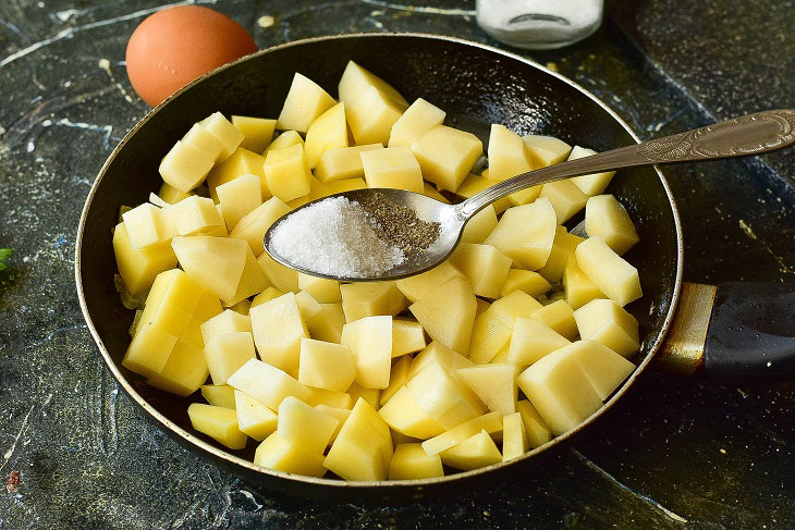 Georgian potato kaurma - an interesting vegetable dish