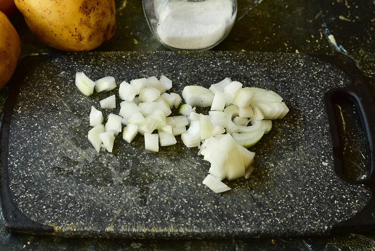 Georgian potato kaurma - an interesting vegetable dish