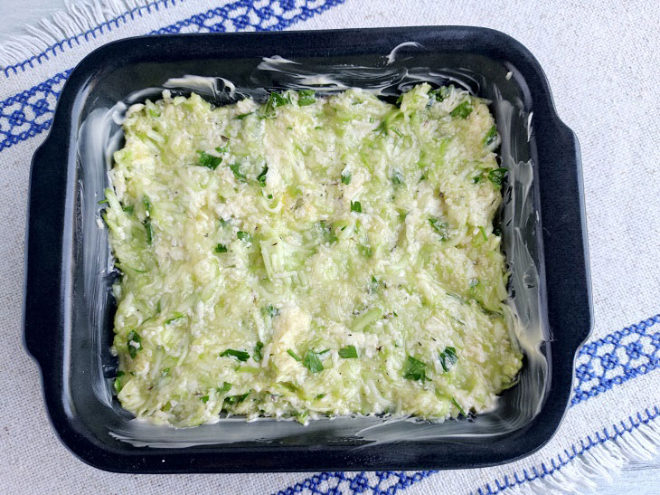 Zucchini Casserole with Tomatoes - the perfect diet lunch