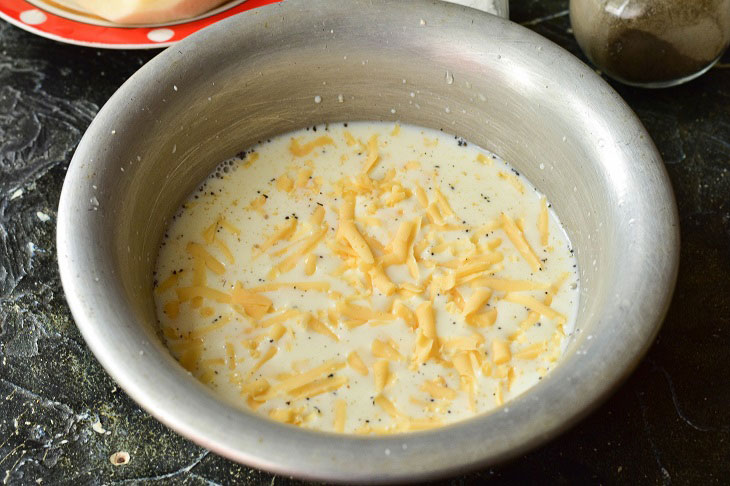 French potatoes in milk - an unusual and interesting recipe