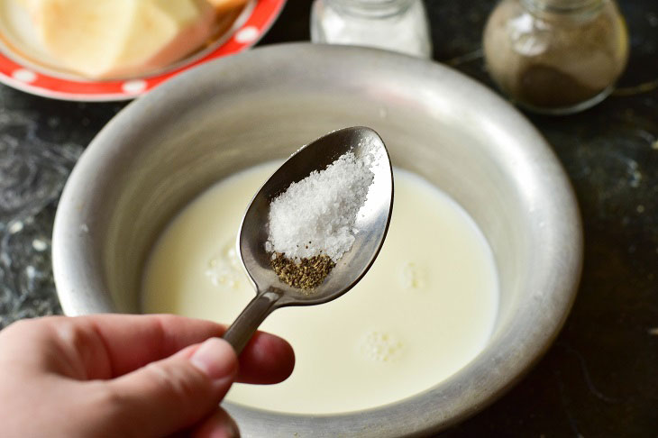 French potatoes in milk - an unusual and interesting recipe