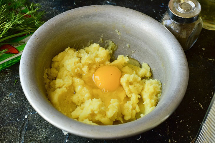 French potato curls - an interesting quick recipe