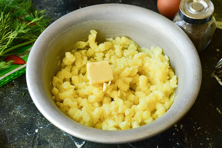 French potato curls - an interesting quick recipe