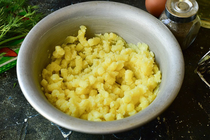 French potato curls - an interesting quick recipe