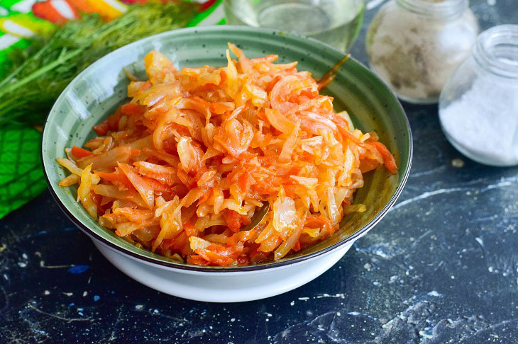 Stewed cabbage "Like in the dining room" - easy to prepare and very tasty