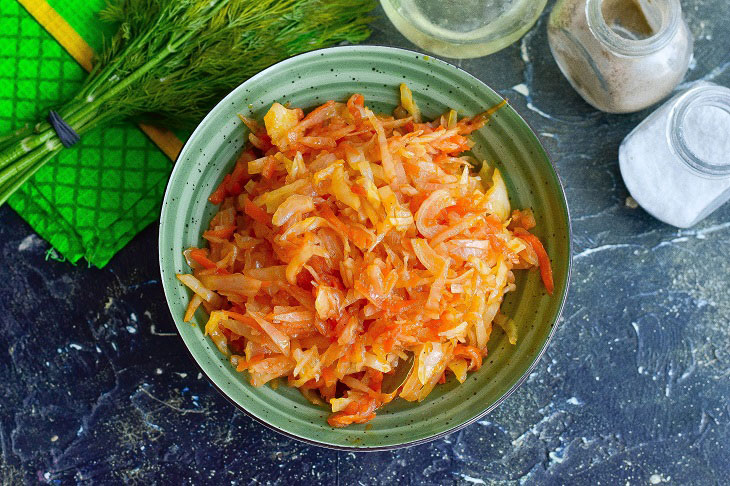 Stewed cabbage "Like in the dining room" - easy to prepare and very tasty