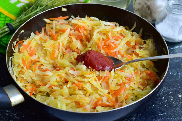 Stewed cabbage "Like in the dining room" - easy to prepare and very tasty