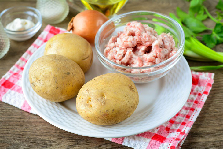 Potato boats with minced meat - a tasty and satisfying dish