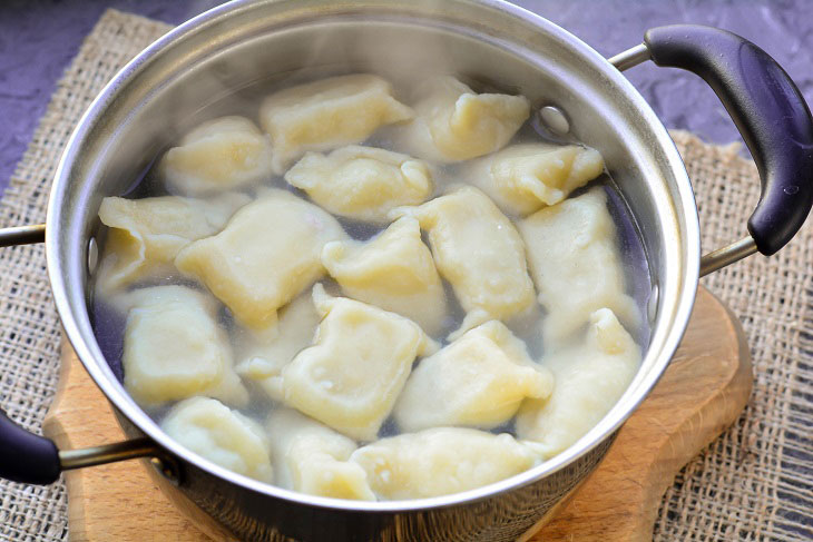 Square dumplings - an interesting and unusual recipe