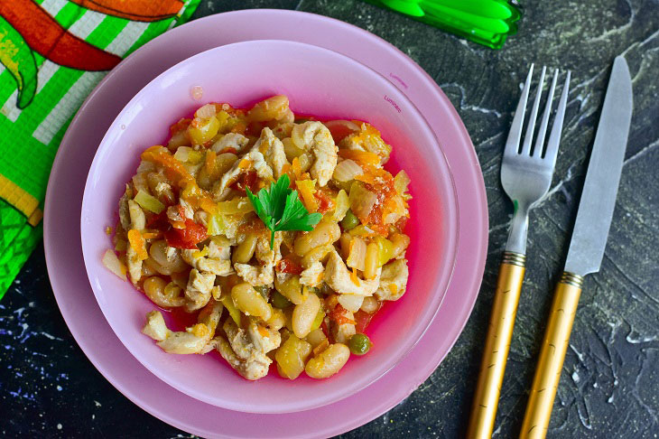 Mexican chicken ragout - simple, tasty and healthy