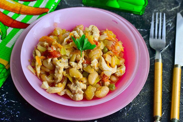 Mexican chicken ragout - simple, tasty and healthy