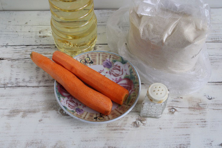 Carrot hedgehogs with semolina - tasty, original and simple