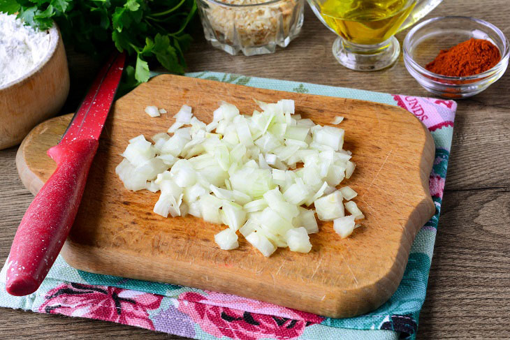 Hungarian potato pogachi - an original vegetable dish