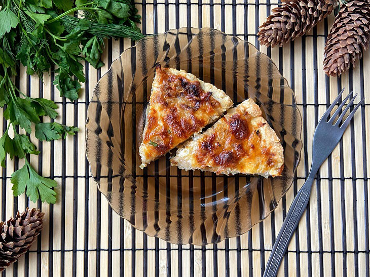 Quiche with cabbage - juicy, tasty and fragrant