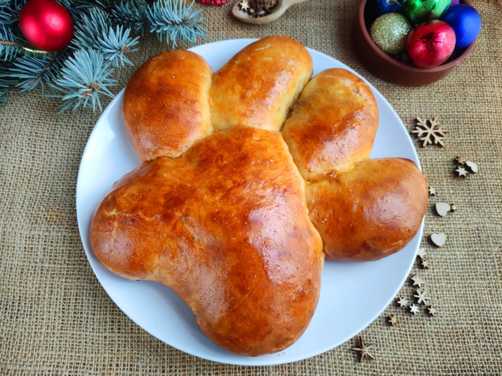 Meat pie "Tiger's paw" - a delicious dish on the festive table