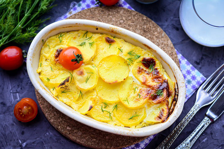 Princely potatoes - a fragrant and satisfying dish