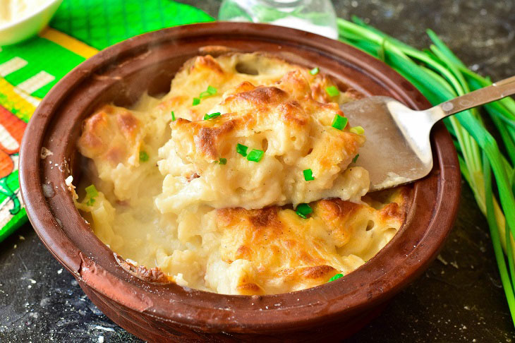 Cauliflower gratin - a delicious and elegant dish