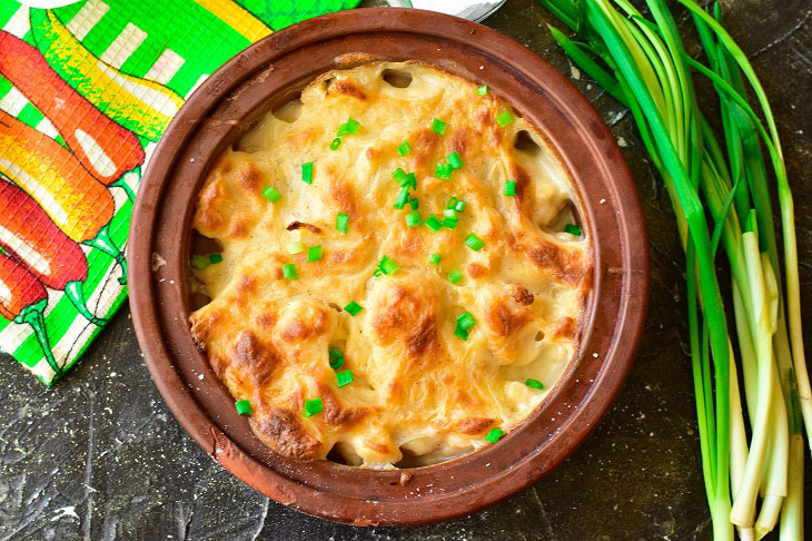 Cauliflower gratin - a delicious and elegant dish