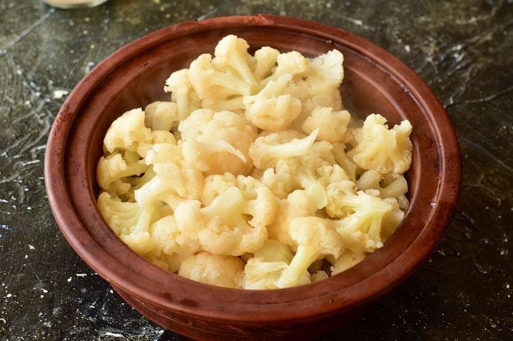 Cauliflower gratin - a delicious and elegant dish