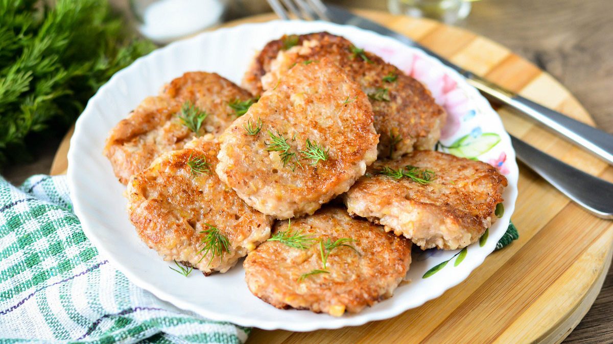 Cutlets “Bishops” (lean) – a delicious and budget recipe