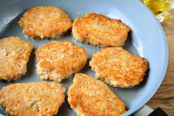 Cutlets "Bishops" (lean) - a delicious and budget recipe