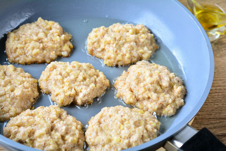 Cutlets "Bishops" (lean) - a delicious and budget recipe