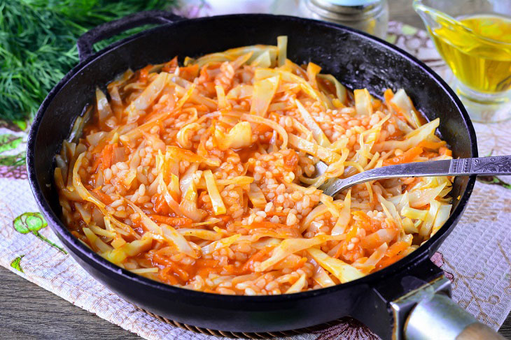 Rice with cabbage "Lachanorizo" - a popular Greek dish