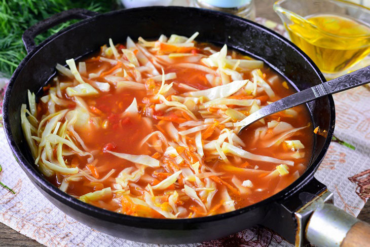 Rice with cabbage "Lachanorizo" - a popular Greek dish