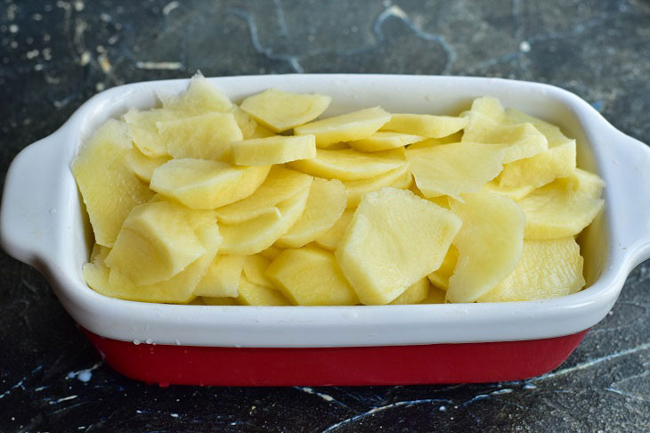 Savoy potatoes - an unusual vegetable dish