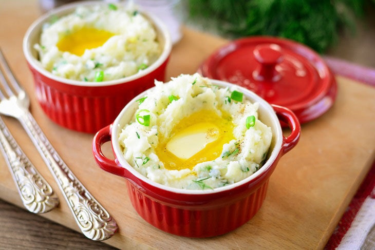 Mashed potatoes "Irish Champ" - a gentle and original dish