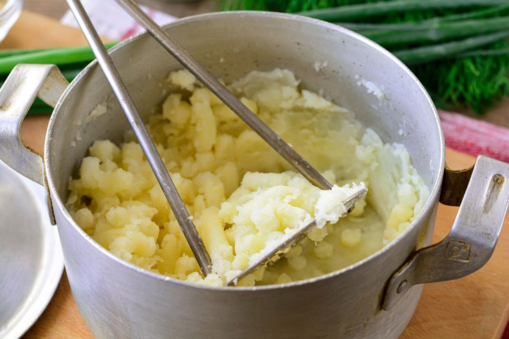 Mashed potatoes "Irish Champ" - a gentle and original dish