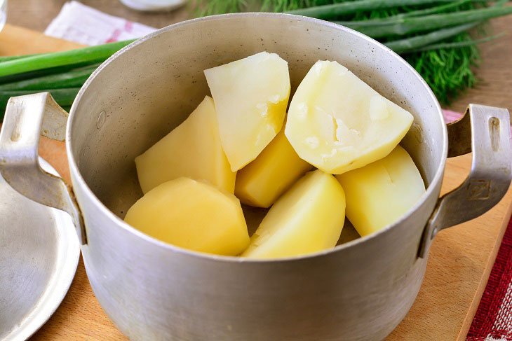 Mashed potatoes "Irish Champ" - a gentle and original dish